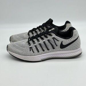 Nike Air Zoom Pegasus 32 Mens Running Shoes Sneakers Size 8.5 Gray Walking Gym